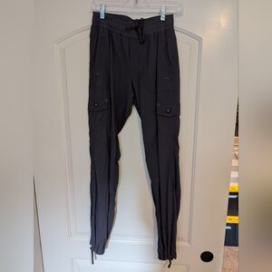 LL Bean Vista Camp Straight Leg Cargo Pants, gray 	XS TAll Women